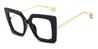 Black Elleri - Square Glasses