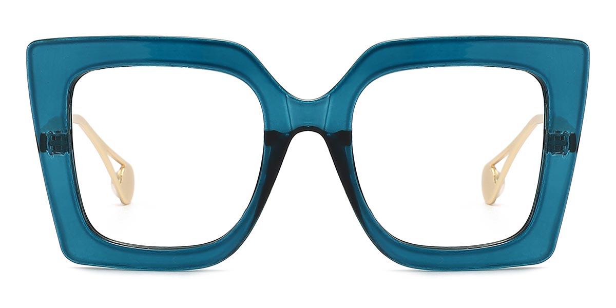 Blue Elleri - Square Glasses