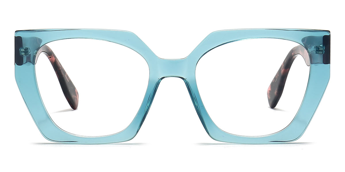 Blue - Square Glasses - Kema