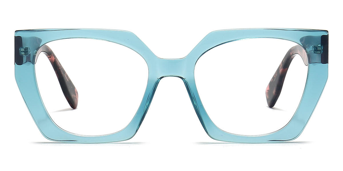Blue Kema - Square Glasses