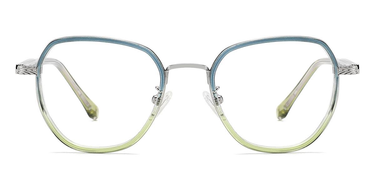 Blue Green Lais - Oval Glasses