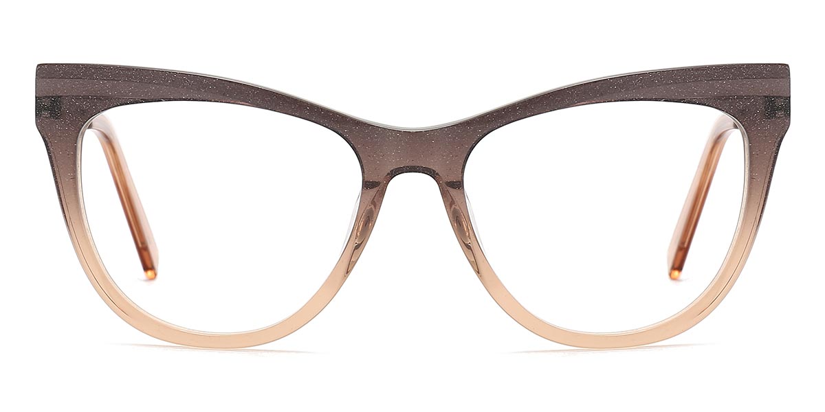 Brown Tawny - Square Glasses - Lania