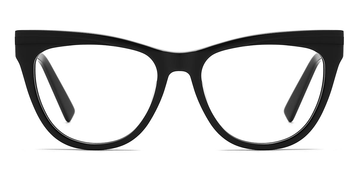 Black - Square Glasses - Lania