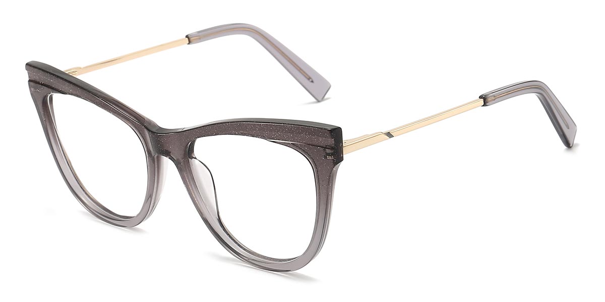 Gradient Grey - Square Glasses - Lania