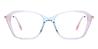 Purple Blue Tayge - Square Glasses
