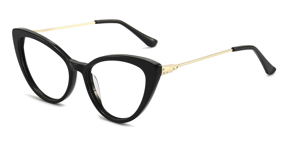 Black Galal - Cat Eye Glasses