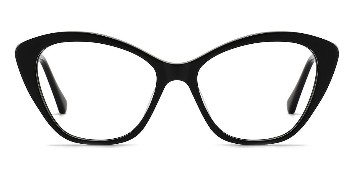 Black Rulon - Cat Eye Glasses