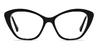 Black Rulon - Cat Eye Glasses
