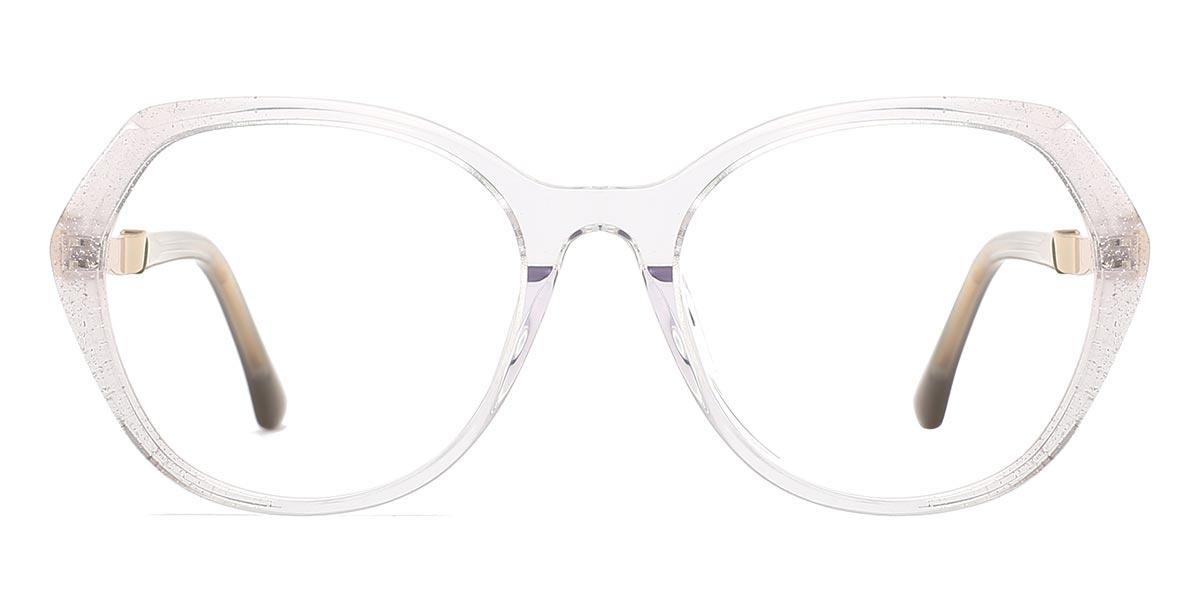 Clear Rusa - Oval Glasses