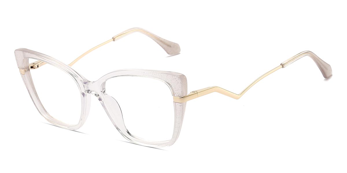 Transparent - Square Glasses - Tayha