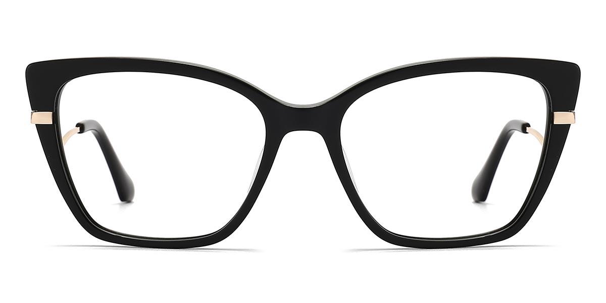 Black Tayha - Square Glasses