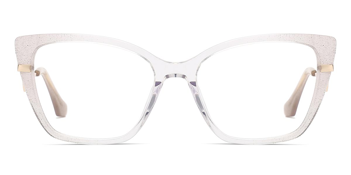 Transparent - Square Glasses - Tayha