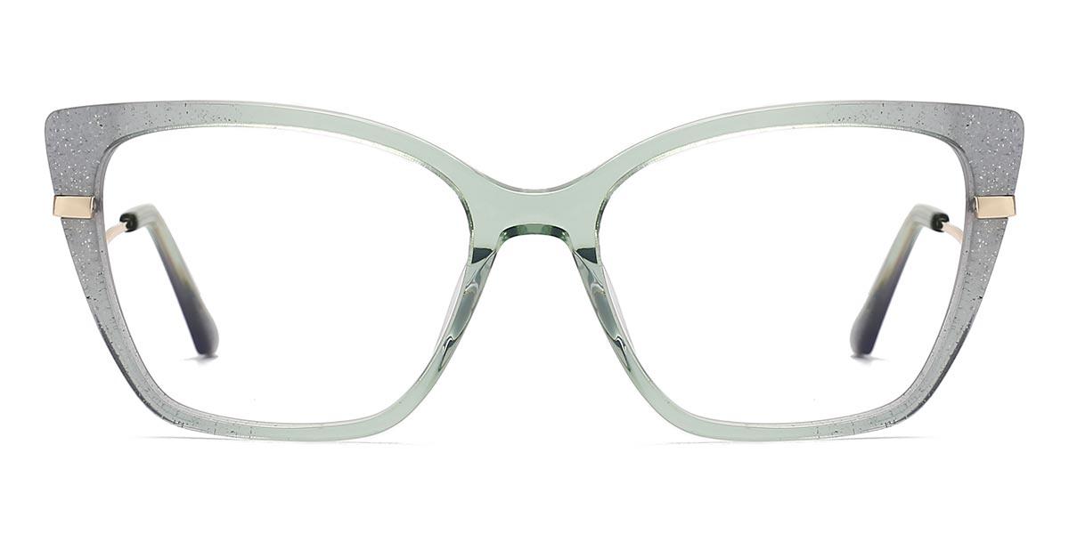 Grey Green Tayha - Square Glasses