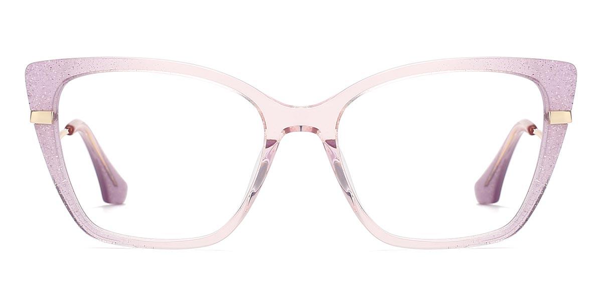 Purple Pink Tayha - Square Glasses