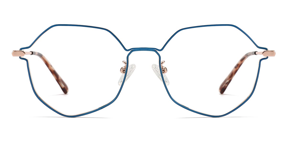 Blue - Oval Glasses - Nithya