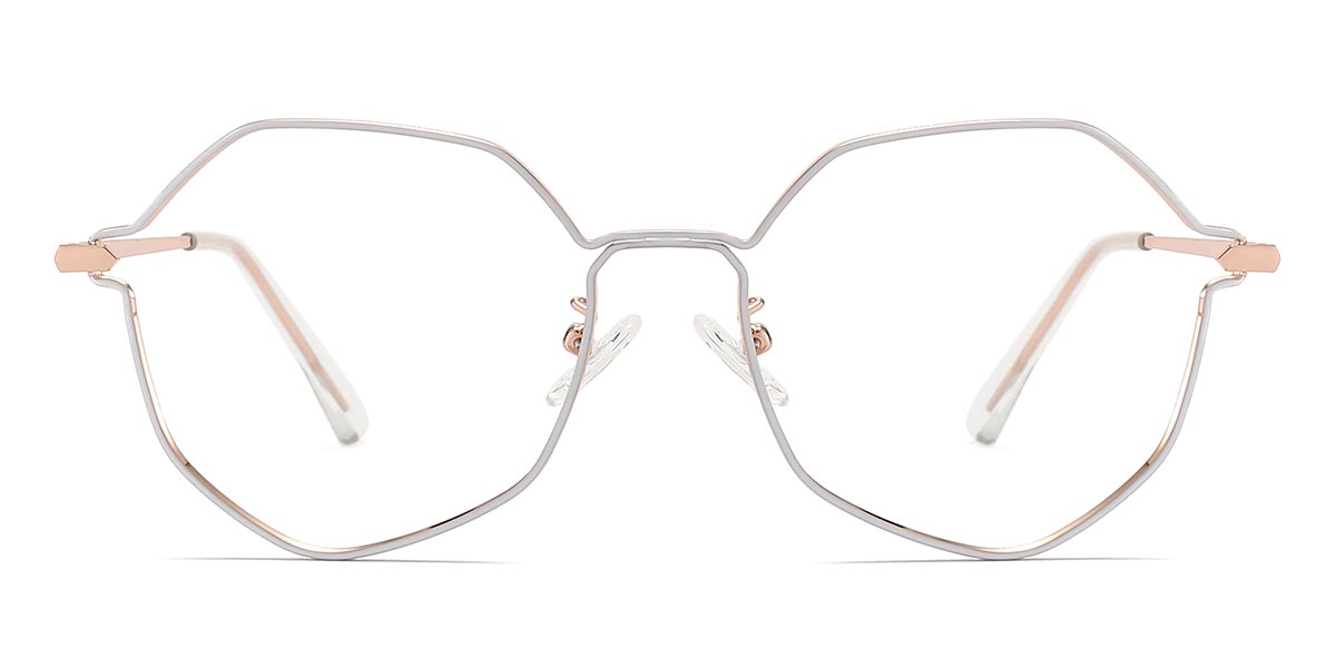 White - Oval Glasses - Nithya