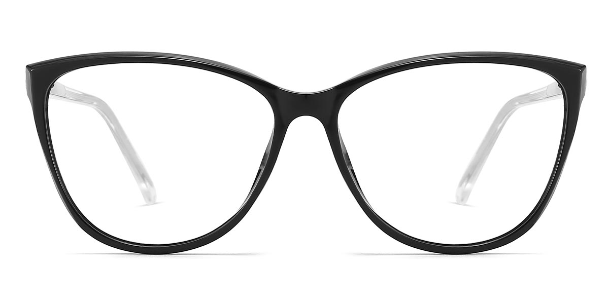 Black - Cat eye Glasses - Oren