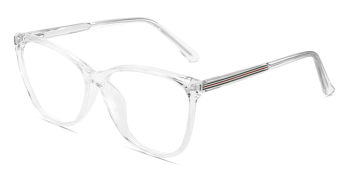 Transparent - Cat eye Glasses - Oren