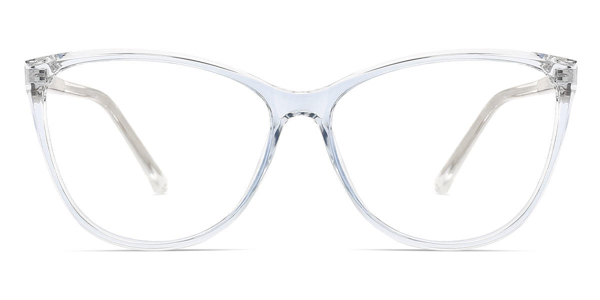 Gradient Light Blue Oren - Cat Eye Glasses