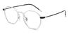 Silver Kacei - Oval Glasses