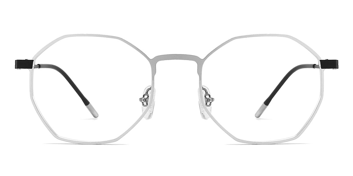 Silver - Oval Glasses - Kacei