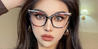 Floral Azalea - Cat Eye Glasses