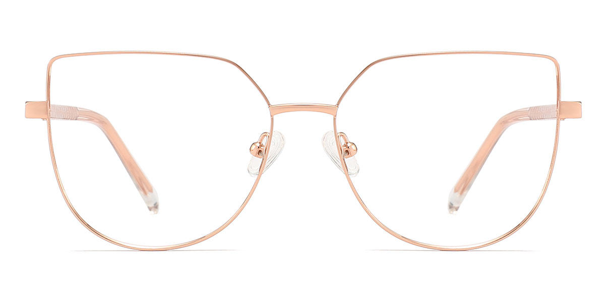 Rose Gold Toni - Square Glasses