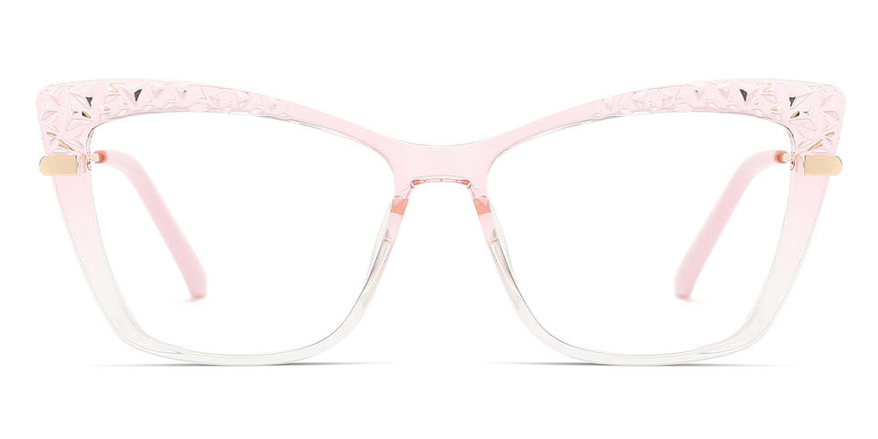 Gradient Light Pink Dmone - Square Glasses