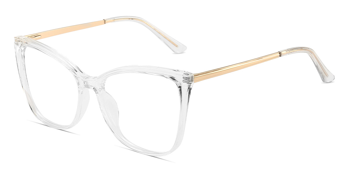 Transparent - Square Glasses - Kelyce