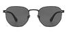 Black Grey Colt - Oval Sunglasses