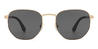 Gold Grey Colt - Oval Sunglasses