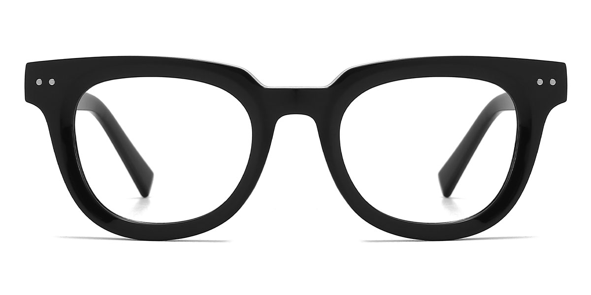 Black - Square Glasses - Arlo