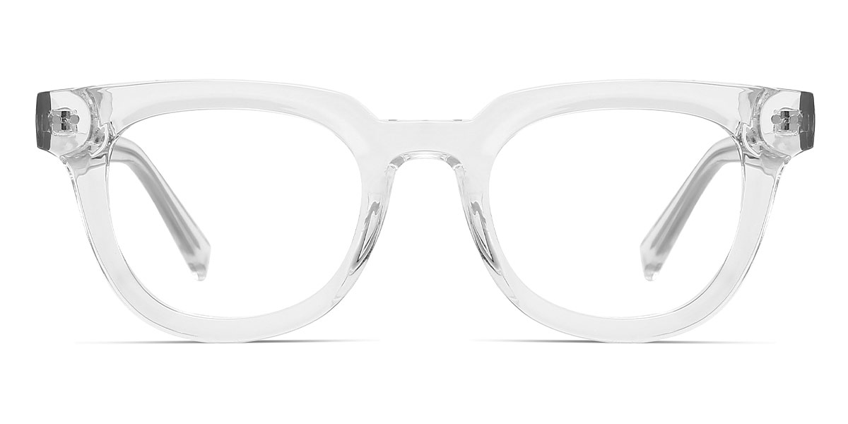 Transparent - Square Glasses - Arlo