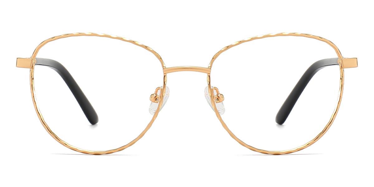 Gold Kian - Oval Glasses