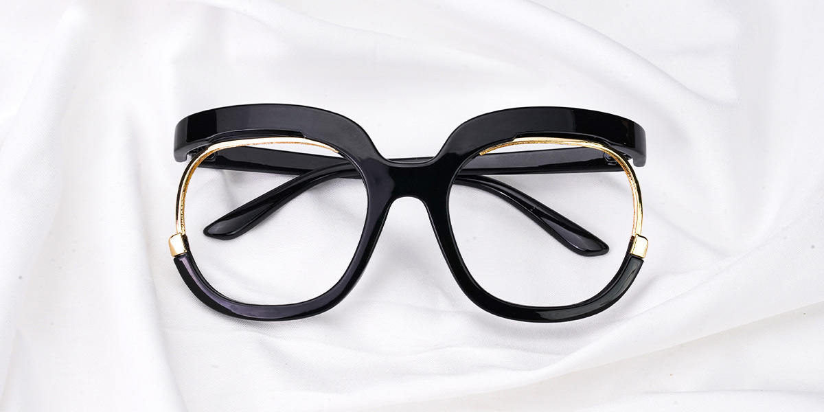 Black Isla - Oval Glasses