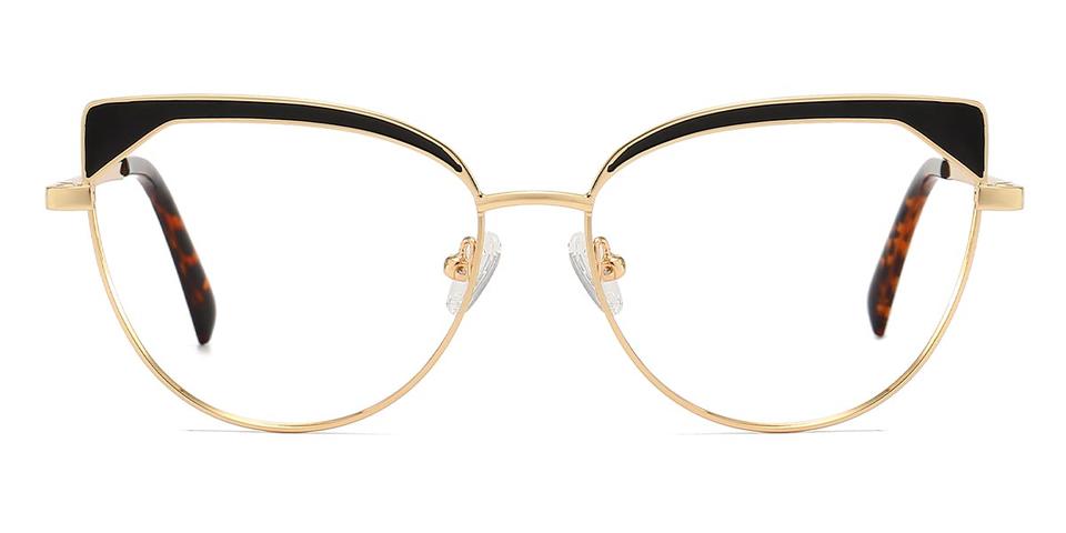 Black Gold Kabir - Cat Eye Glasses