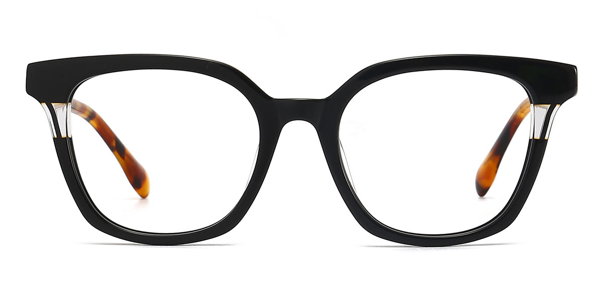 Black - Square Glasses - Little