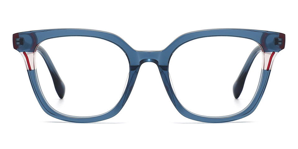 Blue Little - Square Glasses