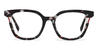 Black Tortoiseshell Little - Square Glasses