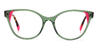 Fern Green Kamila - Square Glasses