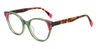 Fern Green Kamila - Square Glasses