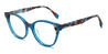 Blue Kamila - Square Glasses