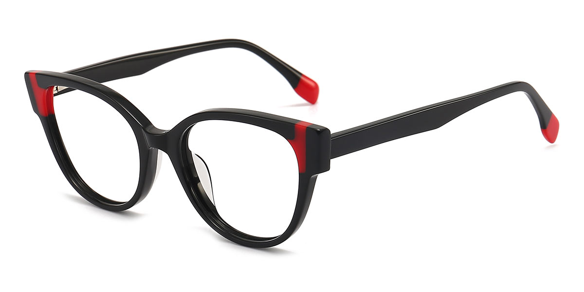 Black - Square Glasses - Emilio