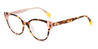 Amber Tortoiseshell Emilio - Square Glasses