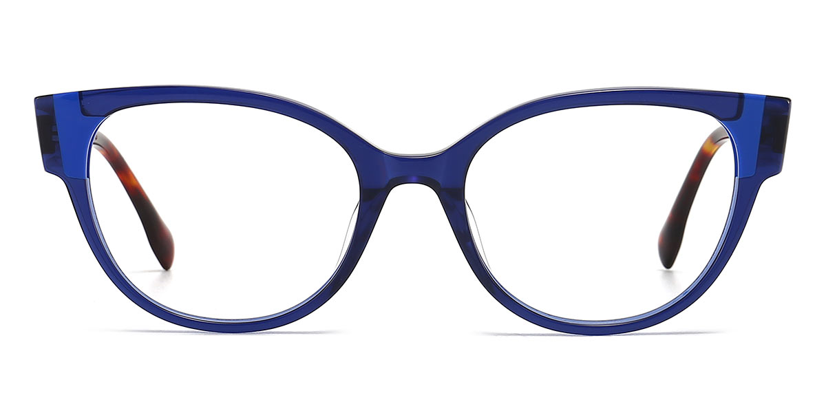 Blue - Square Glasses - Emilio