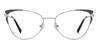 Silver Kash - Oval Glasses