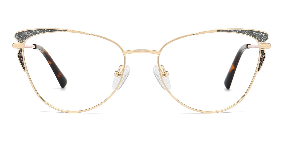 Gold Kash - Oval Glasses