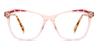 Light Pink Sam - Square Glasses