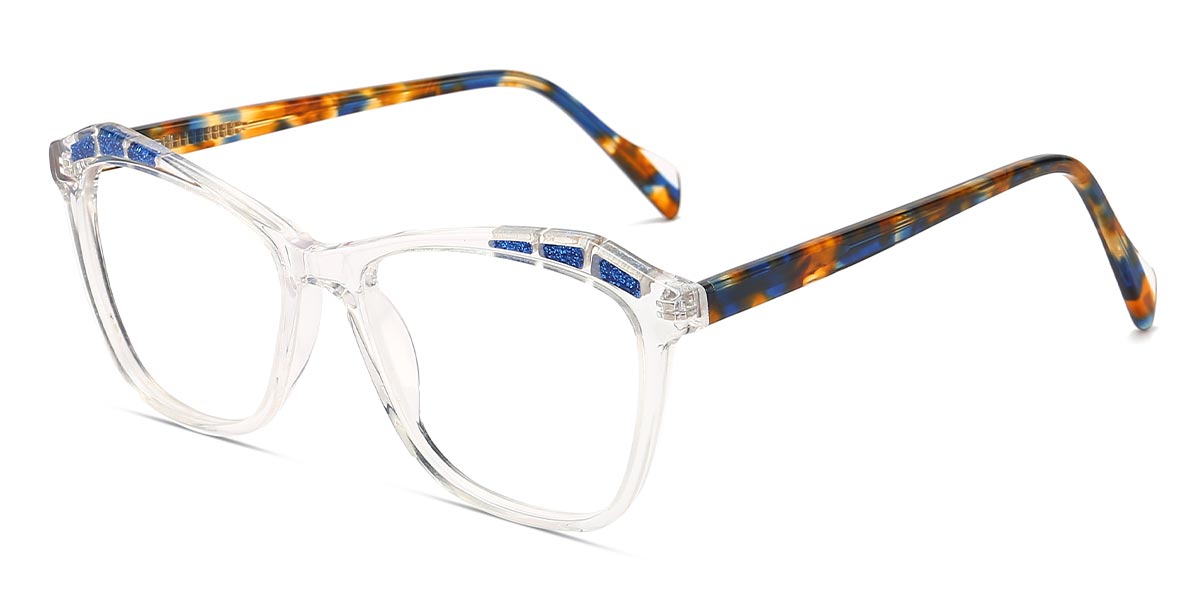 Transparent Sam - Square Glasses