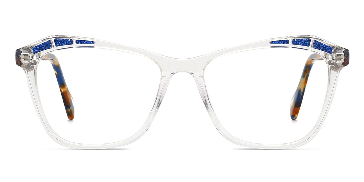 Transparent - Square Glasses - Sam